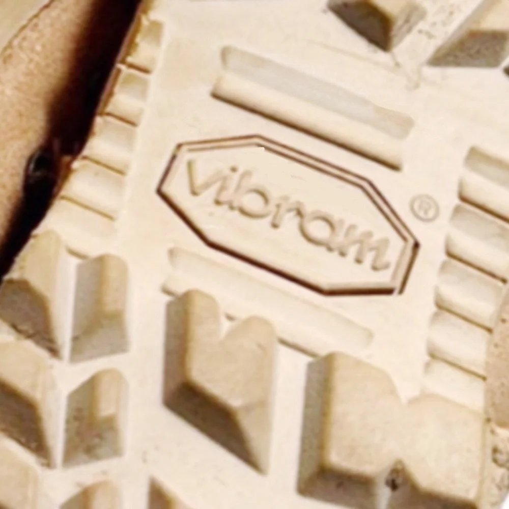 Vibram Mens Tan Suede Combat Boots Size 11
